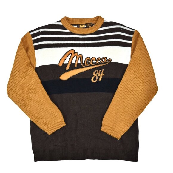mecca Other - Vintage 90s Y2K Mecca Sweater Hip-Hop Streetwear Cable Knit Men's Medium
